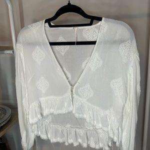 Free people cropped long sleeve